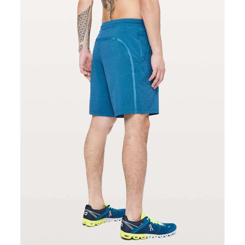 Lululemon Mens THE Short 9 Inch Teal Blue Training Gym Workout Shorts Size XL